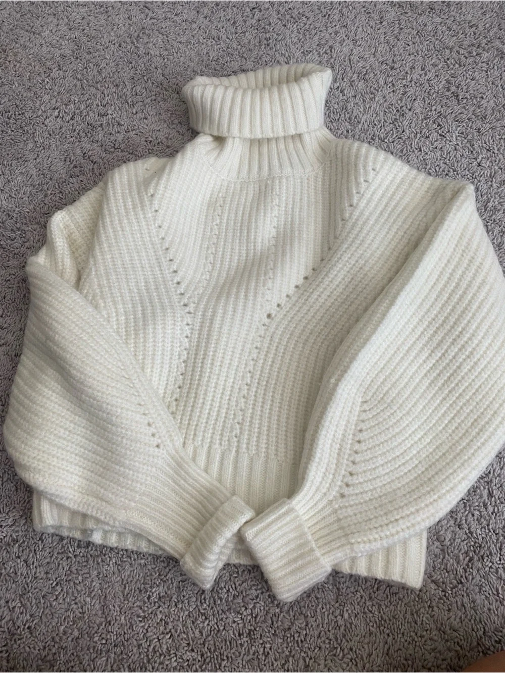 Varley Rogan Cropped Knit sweater